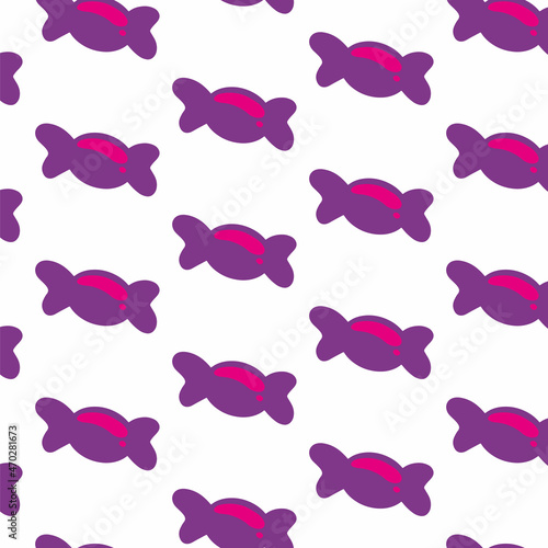 Vector candy canes for Halloween and Valentine's day! Simple seamless pattern for seasonal design, textile, decoration kids playroom or greeting card. Hand drawn prints and doodle. Caramel sweets.