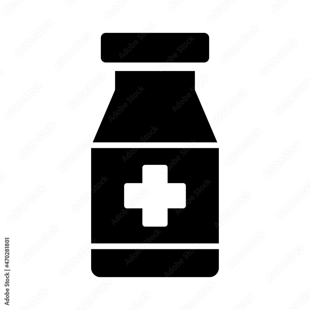 Medicine Pill bottle icon vector. Medicine Pill bottle icon vector.