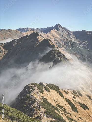 Góry w Tatrach Polskich.