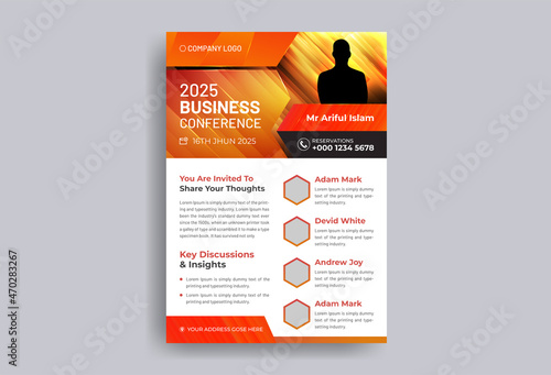 Conference Flyer Design Template 