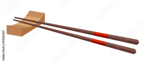 chopsticks and rack