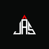 JAS letter logo creative design. JAS unique design
