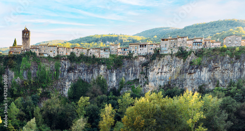 A village in a cliff