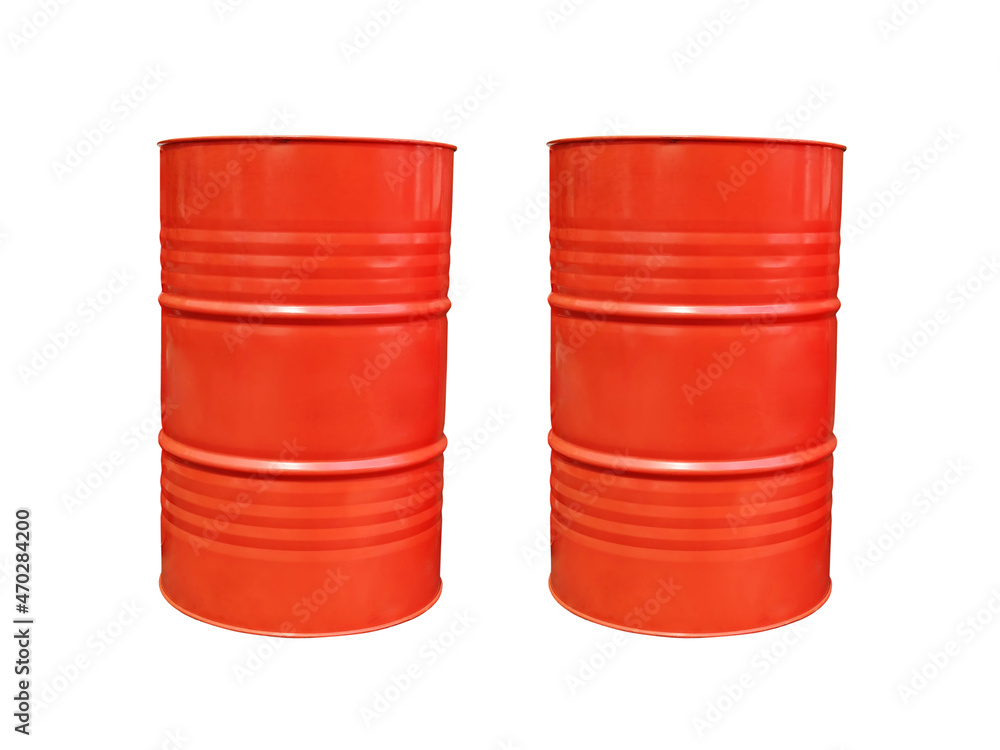 Orange old chemical oil tank steel tank, environmental, chemical disposal