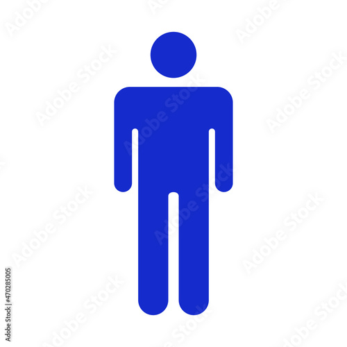 blue male icon