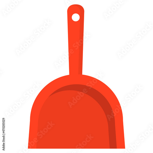 red dustpan