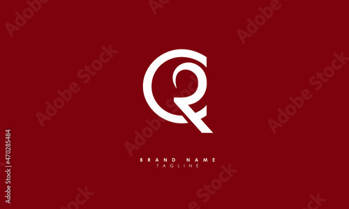 Alphabet letters Initials Monogram logo CR, RC, C and R