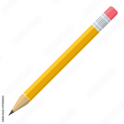 stationery yellow pencil