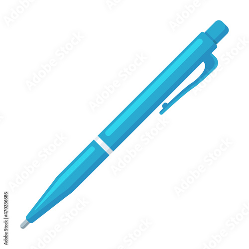 blue ball pen