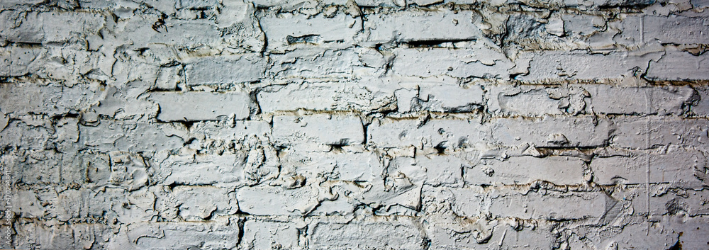 Grey brick wall with smeared contrasting brickwork. Gray, brick texture.
Grey brick wall with smeared contrasting brickwork. Gray, brick texture.