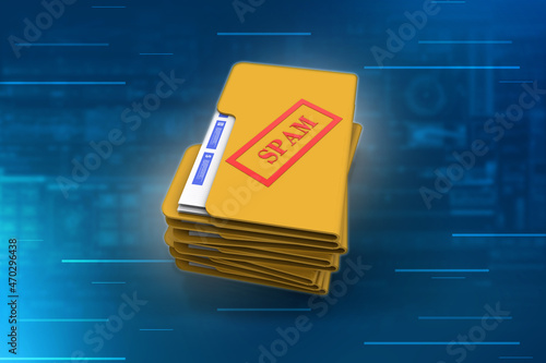 3d rendering folder spam technology