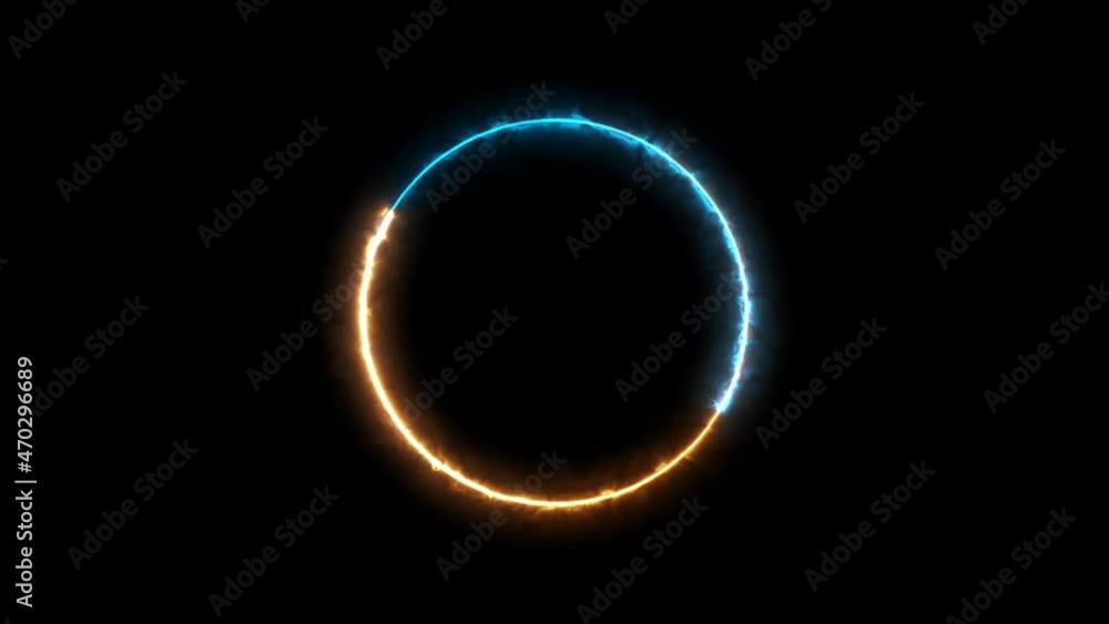 Magic portal made of ice and fire. Fusion of the elements. The energetic glow and bursts of flame create an abstract ellipse. 3D render. Magic portal made of ice and fire. Fusion of the elements. The energetic glow and bursts of flame create an abstract ellipse. 3D render.