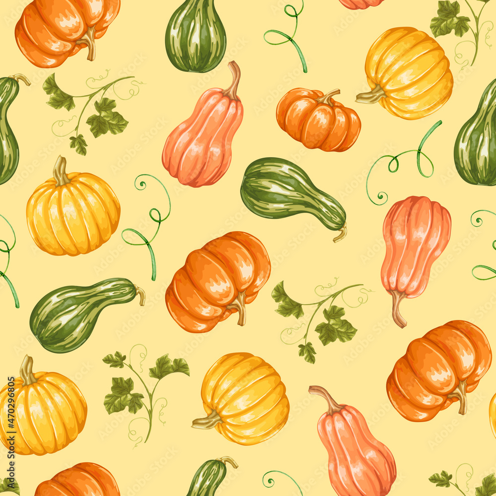 Ыeamless pumpkin pattern Ыeamless pumpkin pattern