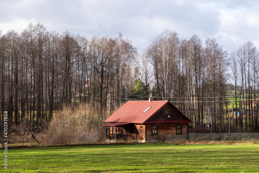 Jesienny krajobraz Podlasia, Polska Jesienny krajobraz Podlasia, Polska