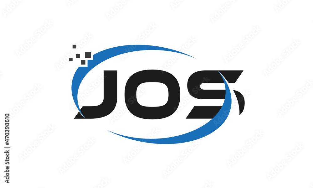 dots or points letter JOS technology logo designs concept vector Template Element dots or points letter JOS technology logo designs concept vector Template Element
