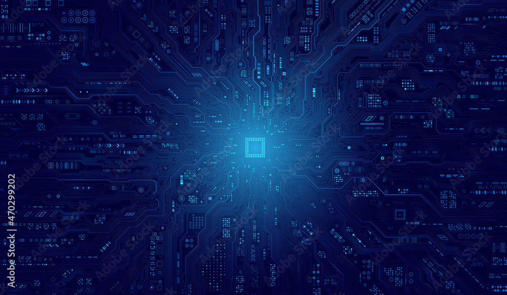 CPU Chip on Motherboard. Central Computer Processors CPU concept. Quantum computer, large data processing, database concept. Futuristic microchip processor. Digital chip. CPU Chip on Motherboard. Central Computer Processors CPU concept. Quantum computer, large data processing, database concept. Futuristic microchip processor. Digital chip.