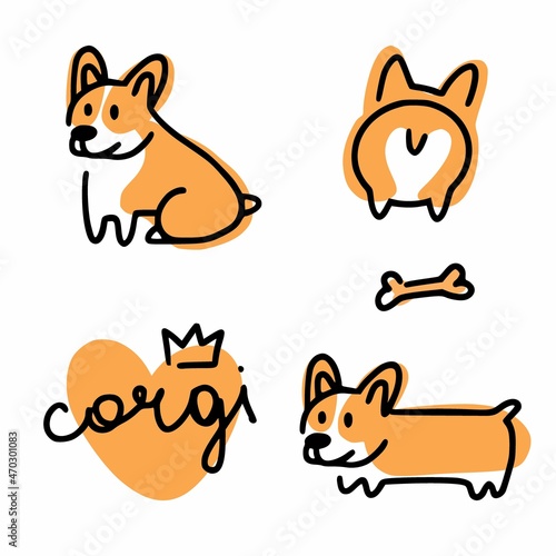 Collection of Corgi dogs