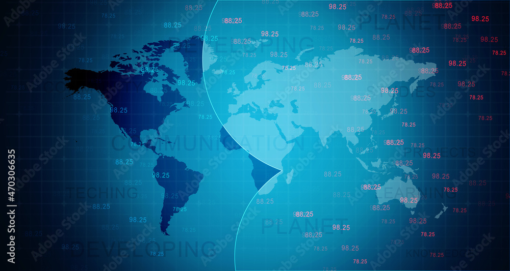 2d rendering World map illustration 2d rendering World map illustration
