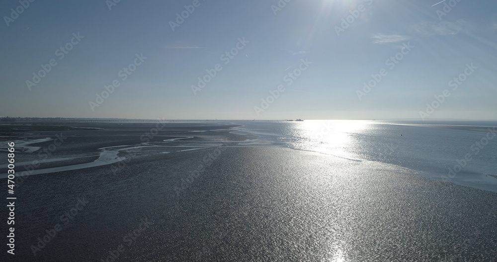 Obraz premium Southend-on-Sea, Essex Thames England, South End On Sea Aerial 