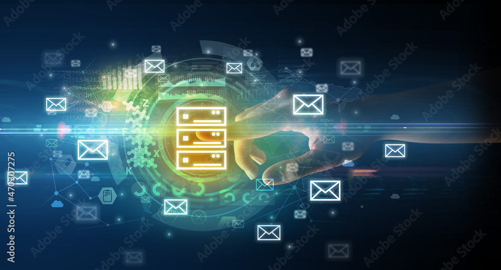 touching with soft gesture multimedia screen with future technology concept touching with soft gesture multimedia screen with future technology concept