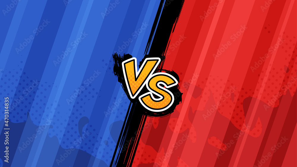 Vs バトルの背景イラスト 対決 アメコミ風 青と赤 16 9 Stock Vector Adobe Stock Vs バトルの背景イラスト 対決 アメコミ風 青と赤 16 9 Stock Vector Adobe Stock