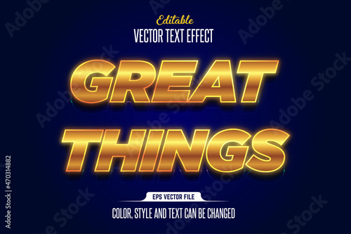 Great Things Text Effect