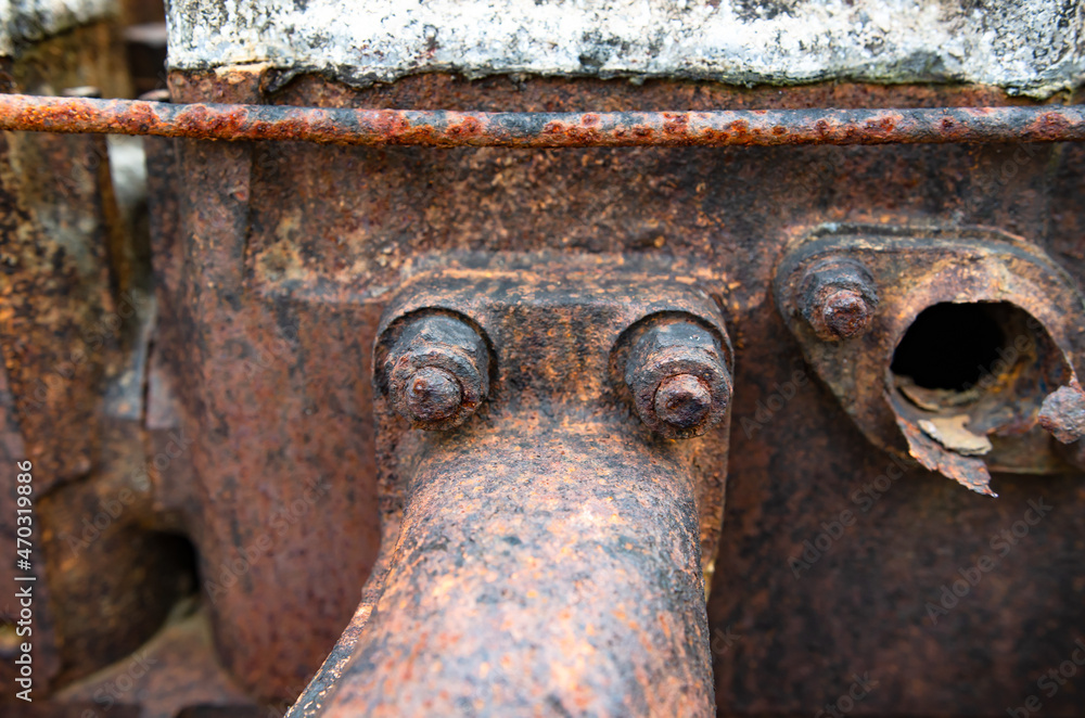 Abandoned old tin mining equipment Abandoned old tin mining equipment