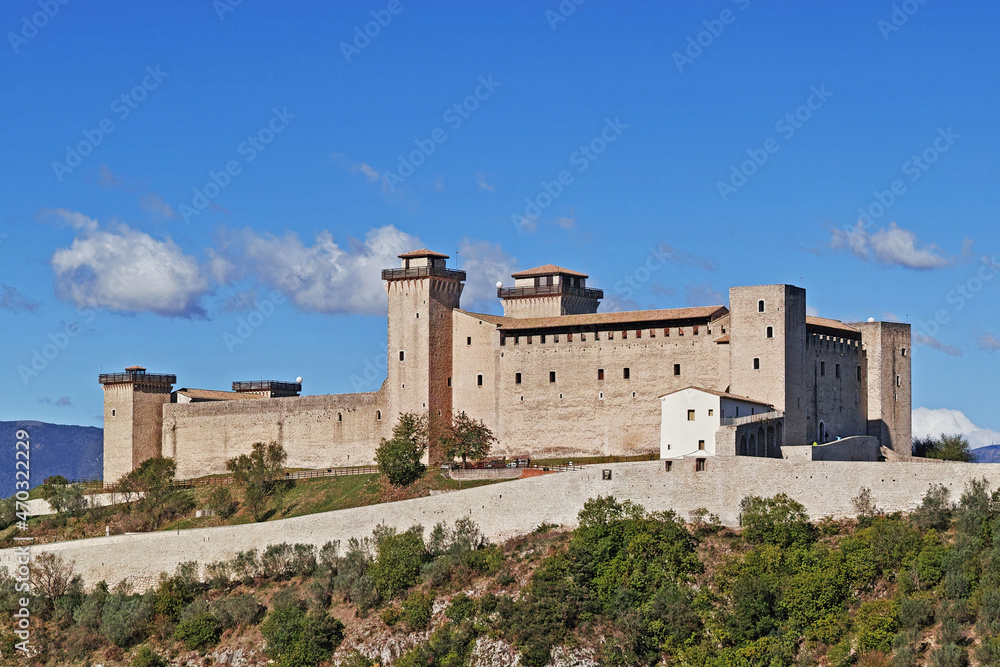 the fortress Albornoz in Spoleto