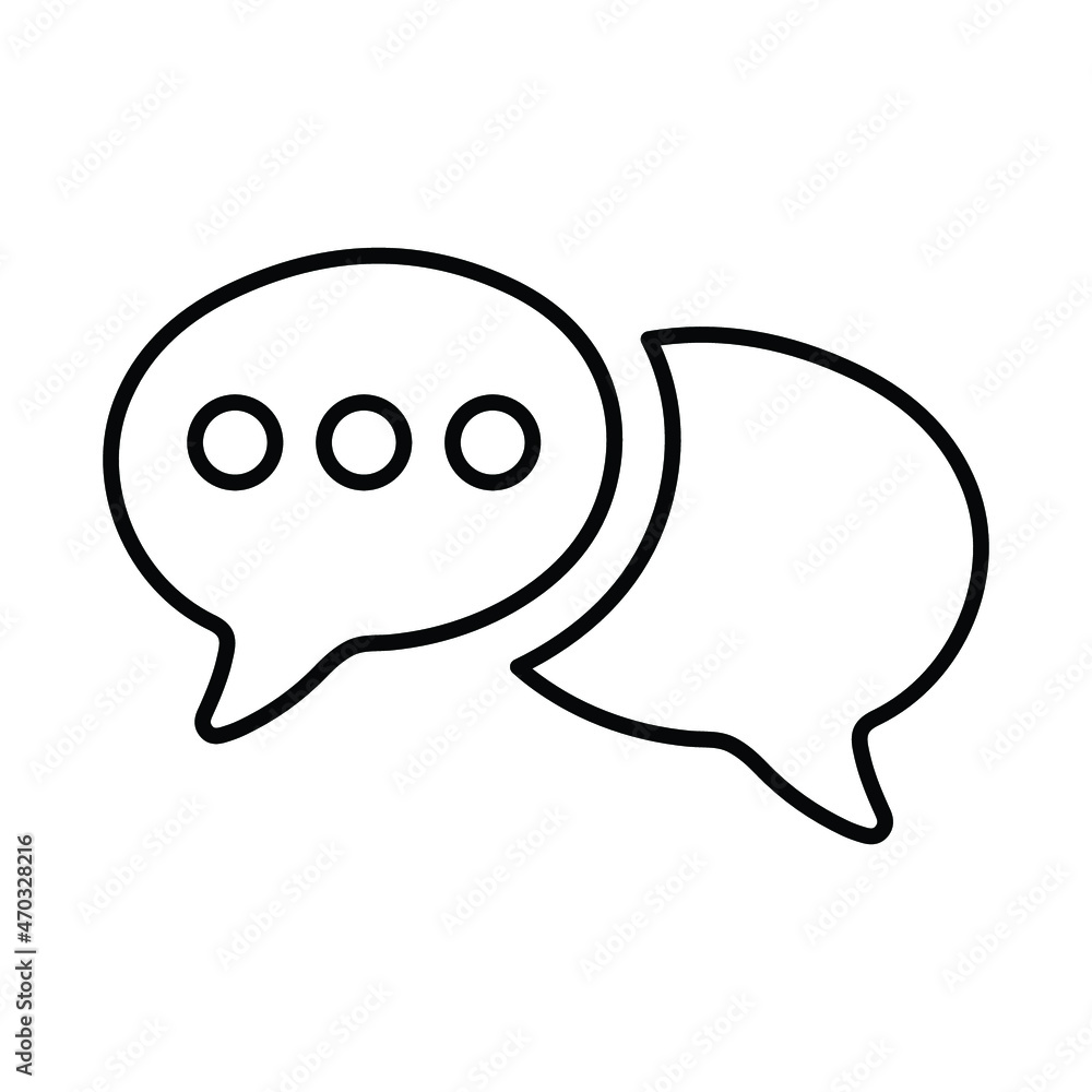 Chat, chatting, text Minutely design and well organized simple vector. Chat, chatting, text Minutely design and well organized simple vector.