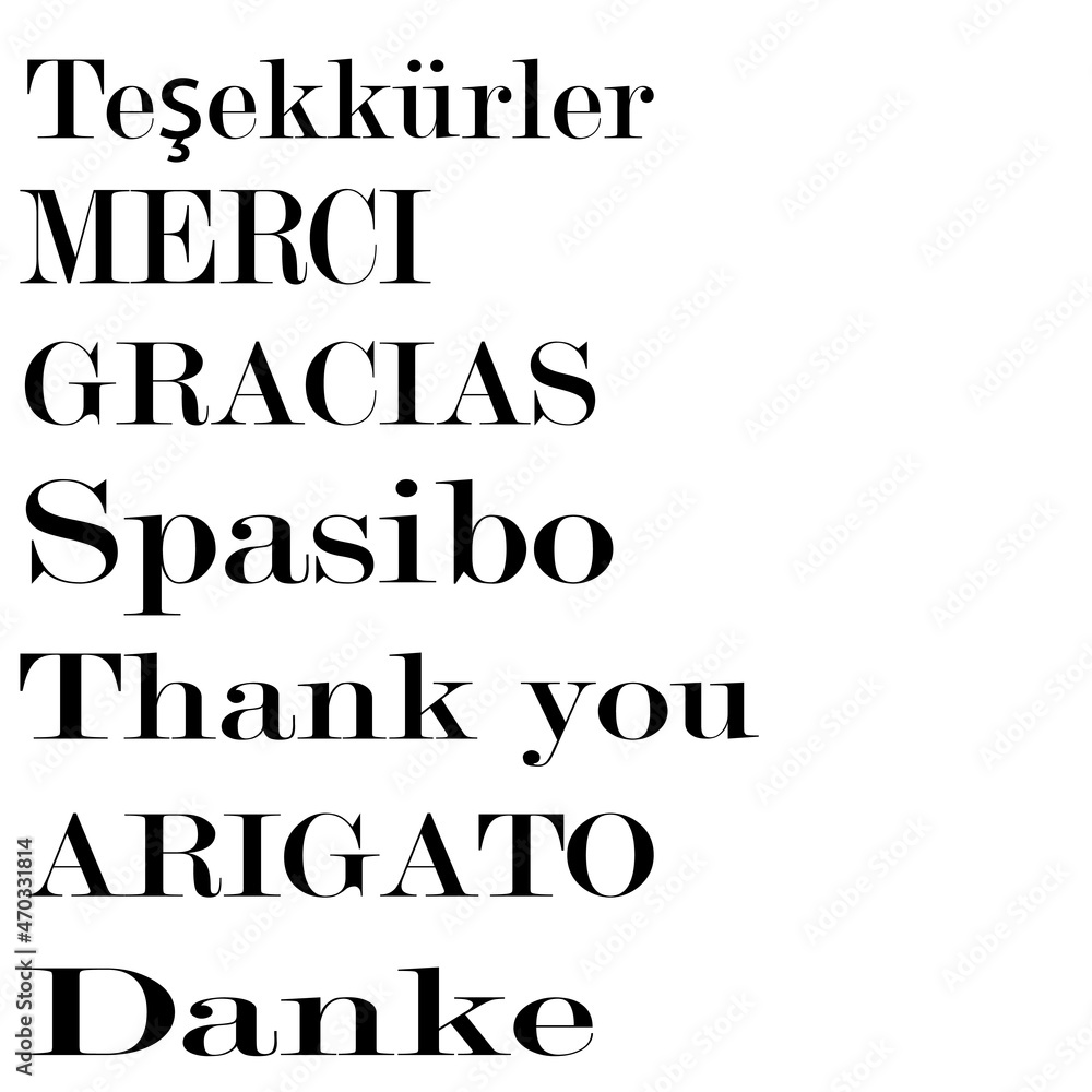 thank you with more language thank you with more language