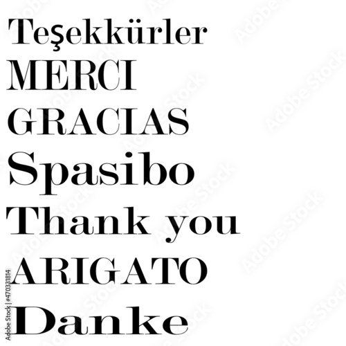 thank you with  more language