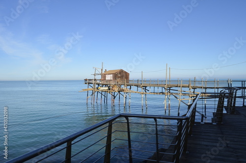 Termoli - Molise - The only trabucco left under the walls of the ancient village