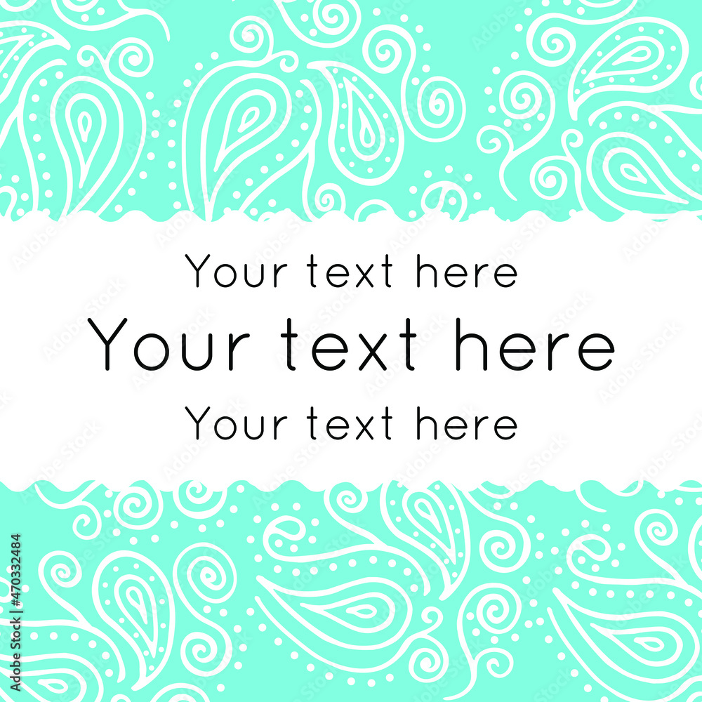 Card with hand drawn pattern. Vector illustration. Card with hand drawn pattern. Vector illustration.