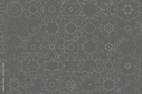 Texture background with beautiful geometric shapes 