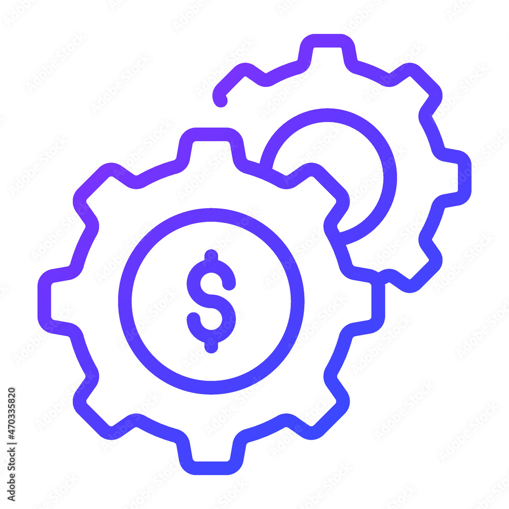 money management outline icon, business and finance icon. money management outline icon, business and finance icon.