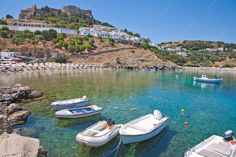 Little port of Lindos - Greece