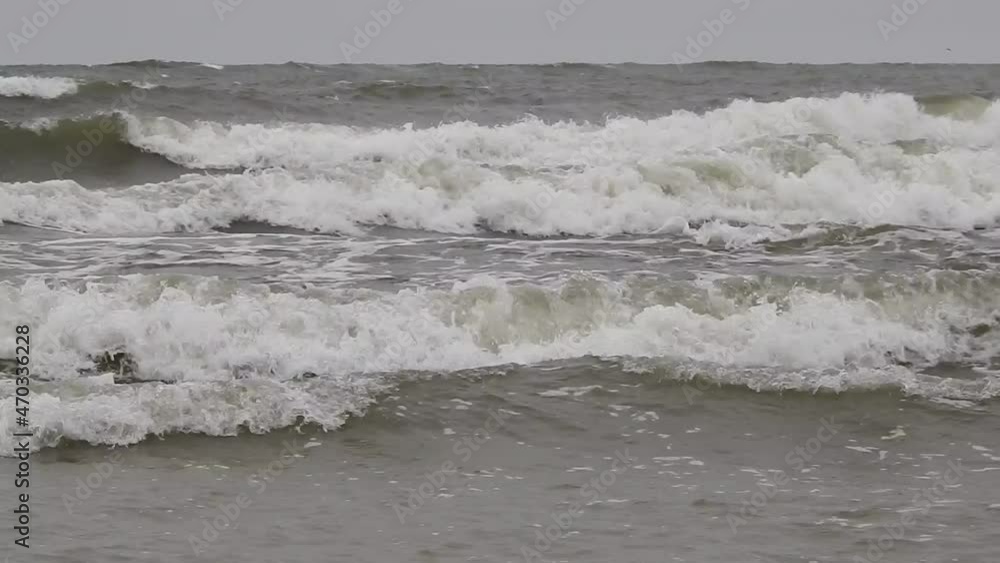 waves on the Baltic sea in november waves on the Baltic sea in november