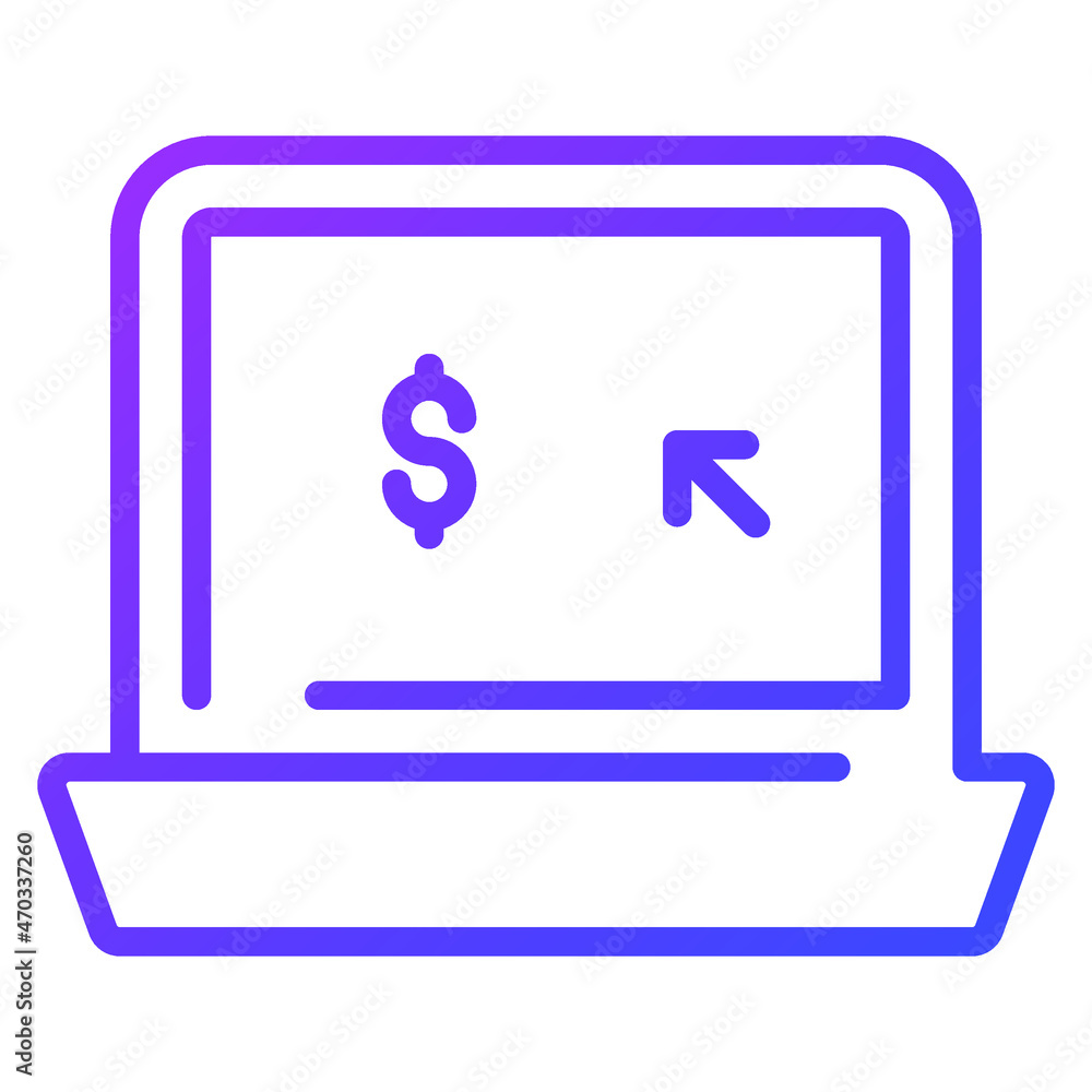 pay per click outline icon, business and finance icon. pay per click outline icon, business and finance icon.