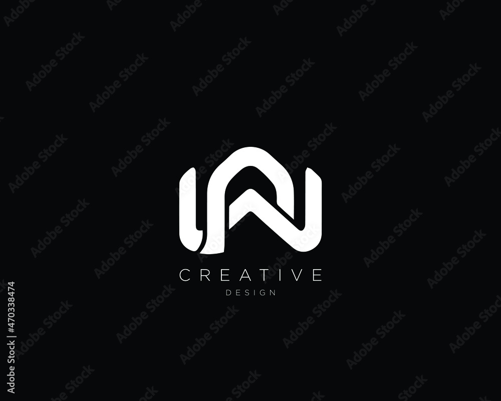 Creative and Minimalist Letter WN Logo Design Icon | Editable WN Vector Logo Creative and Minimalist Letter WN Logo Design Icon | Editable WN Vector Logo