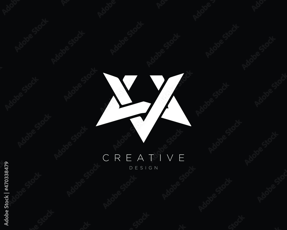 Creative and Minimalist Letter WV Logo Design Icon | Editable WV Vector Logo Creative and Minimalist Letter WV Logo Design Icon | Editable WV Vector Logo