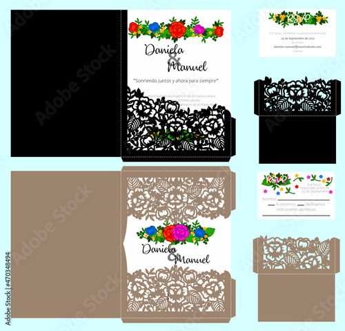 set of wedding invitations © Alicia