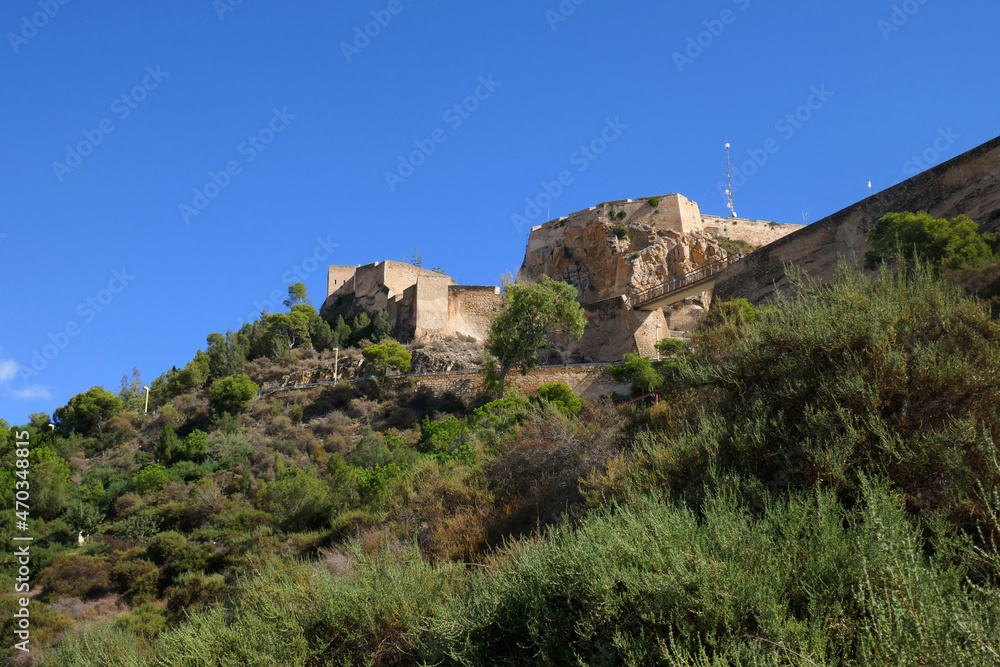 Castillo de Santa Bárbara in Alicante