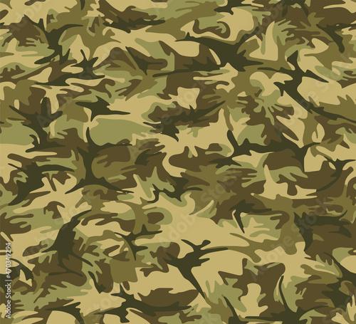 Full seamless camouflage texture skin pattern vector for military textile. Usable for Jacket Pants Shirt and Shorts. Dirty army camo masking design for hunting fabric print and wallpaper.