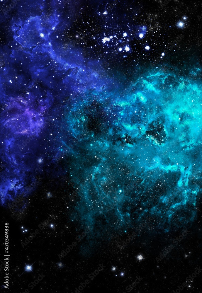 Naklejka premium starry night sky