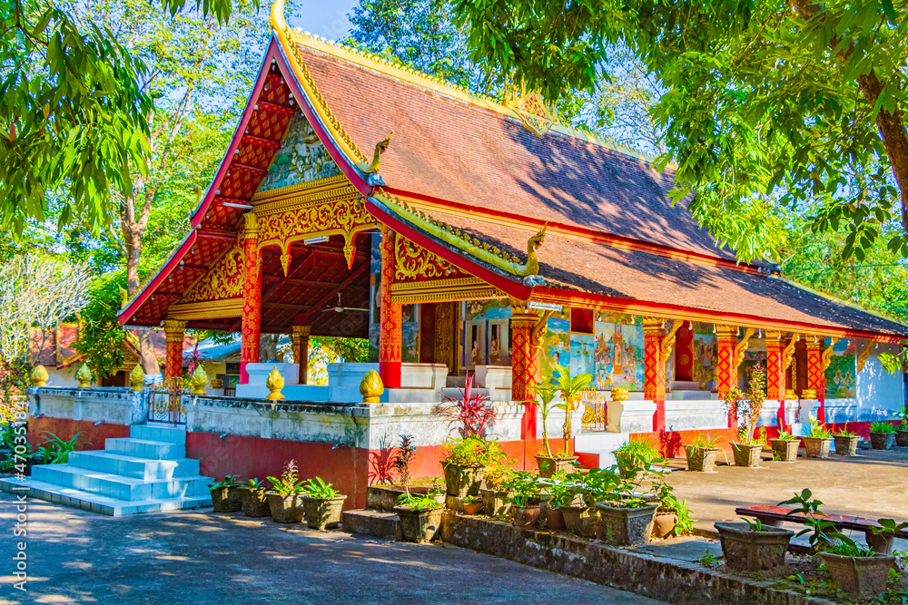 Wat Phol Phao buddhist temple best temples Luang Prabang Laos.
