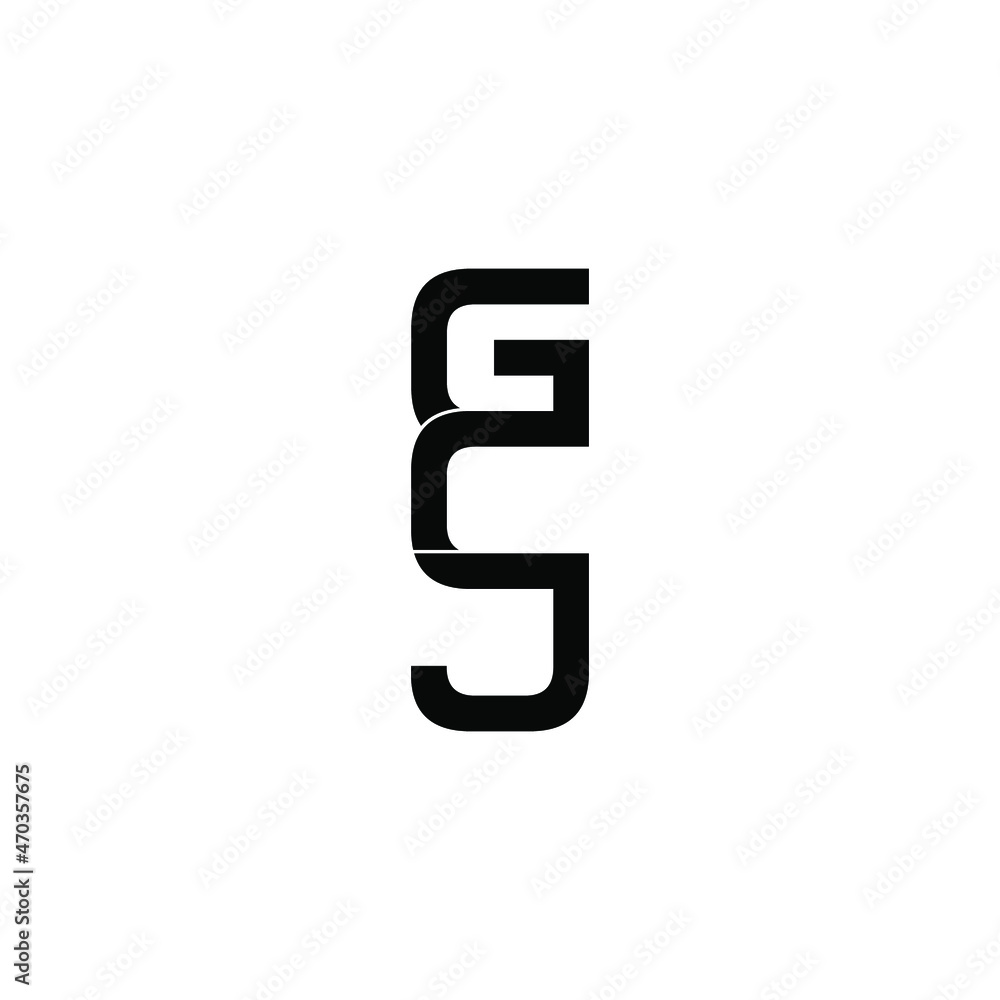 gcj initial letter monogram logo design gcj initial letter monogram logo design