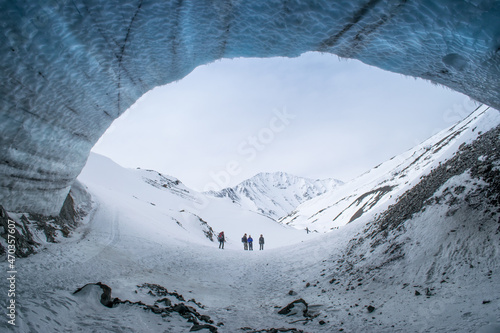 Ice Cave in Kluane National Park, Yukon (Canada) photo