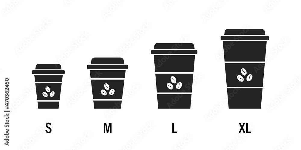 Black close cup icon on white background. Vector logo illustration. Vector illustrations design. Thin line icon set. Isolated flat black symbol. Black close cup icon on white background. Vector logo illustration. Vector illustrations design. Thin line icon set. Isolated flat black symbol.