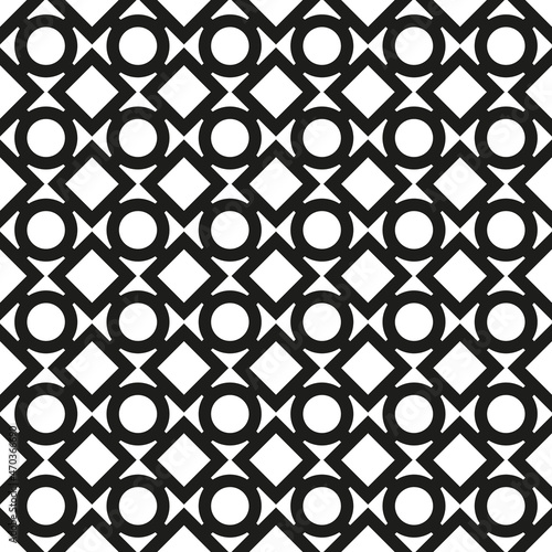 Seamless abstract geometric vintage pattern background