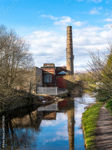 The Leeds Liverpool Canal runs through the Town of Burnley. This brought raw cotton into the town and helped to export woven cloth across the world photo